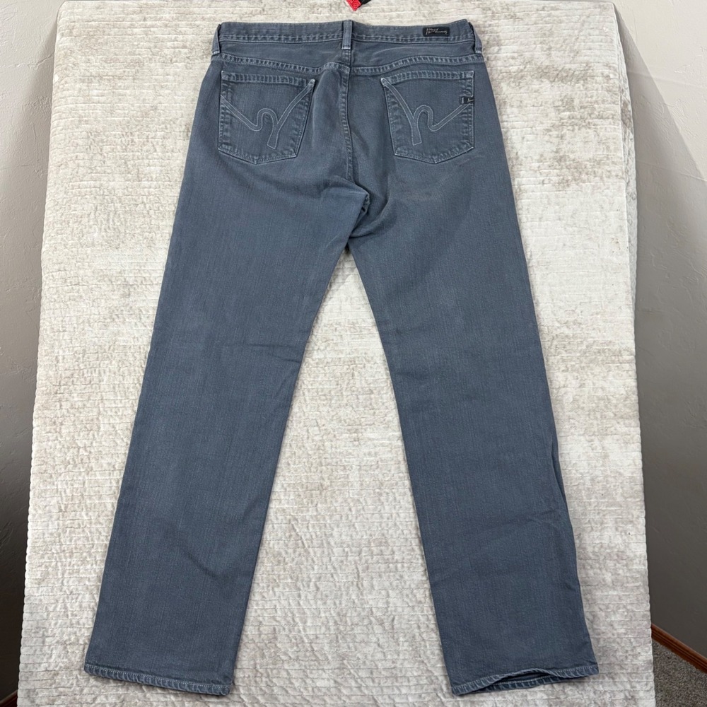 Citizens of Humanity Straight‎ Leg Jeans Gray 34 606-011 Jerome Dahan charcoals